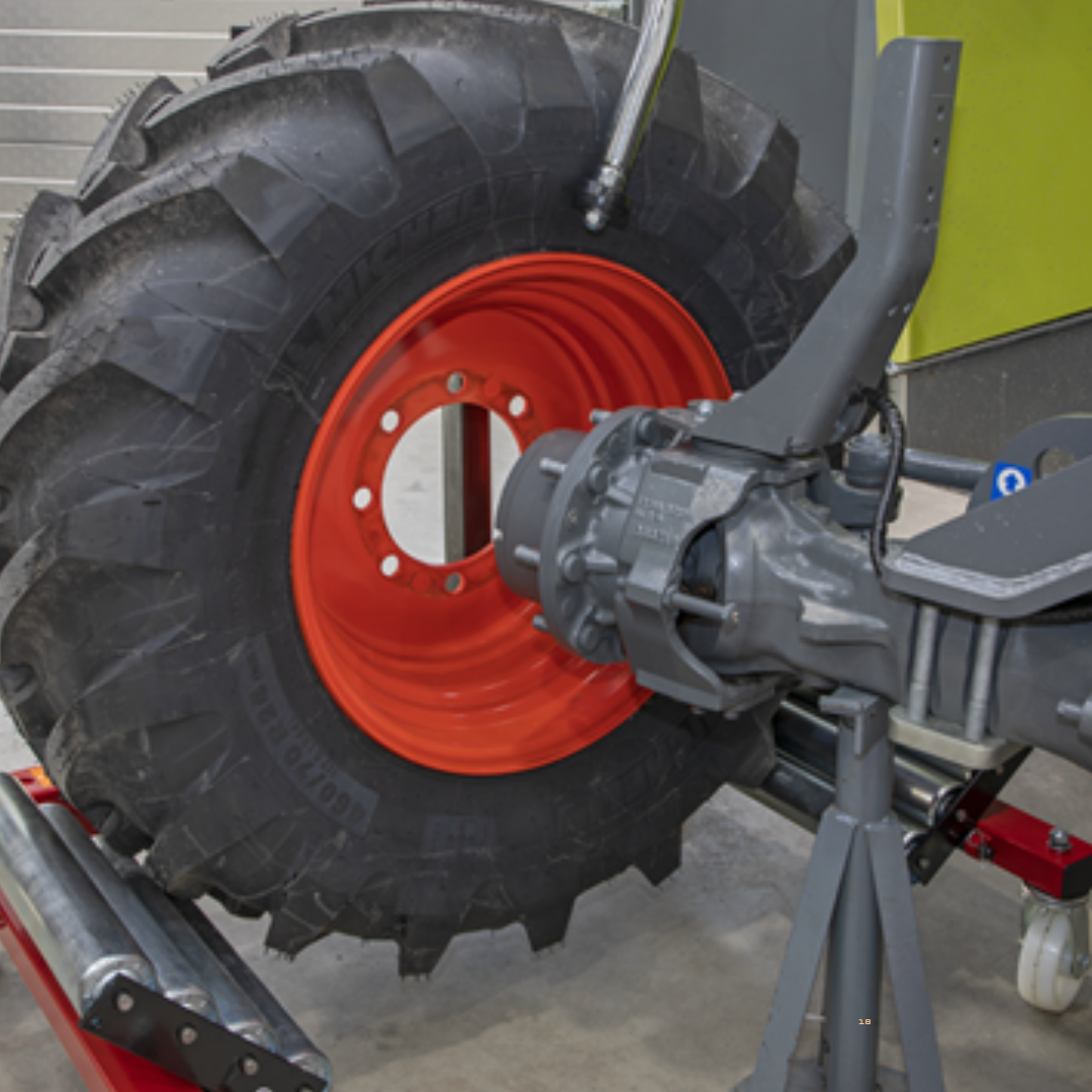 Didelio našumo pozicionavimo / ratų vežimėlis | 1.5 t (LWD15)