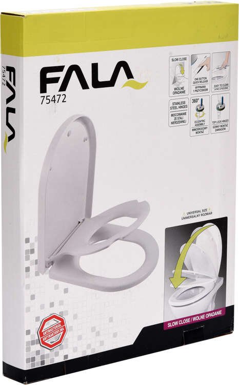 Unitazo dangtis su lėto uždarymo mechanizmu | 2-in-1 (75472)