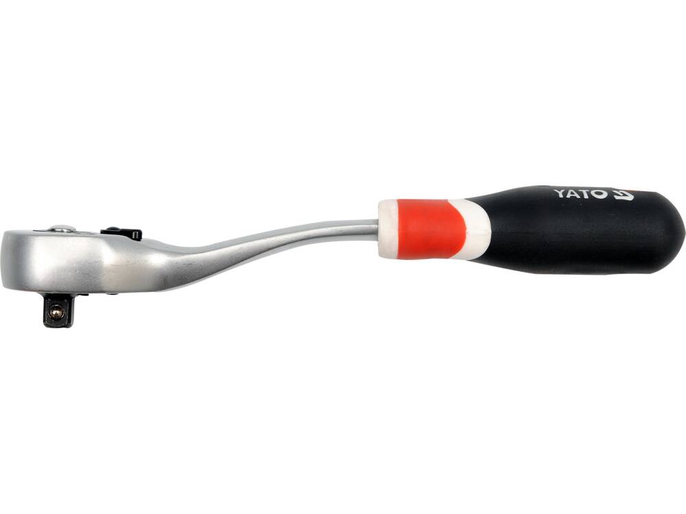 Rankena galvutėms terkšlinė | smulkūs dantukai | 6.3 mm (1/4") (YT-0730)