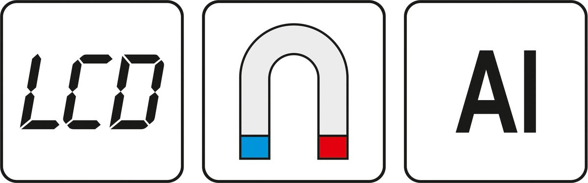 Цифровой уровень LCD | с магнитом | мини