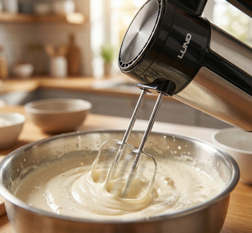 Rankinis elektrinis plakiklis 500 W | 6 greičių mikseris | TURBO funkcija (67782)