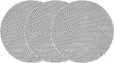 Šlifavimo tinklelis apvalus | kietas | dulkėms pralaidus veliūras | 225 mm / P60 | 3 vnt. (YT-84580)