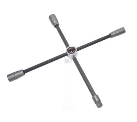 Keturių krypčių ratų veržliaraktis sunkvežimiams | 24 x 27 - 32 x 20 mm (3/4") (1458)