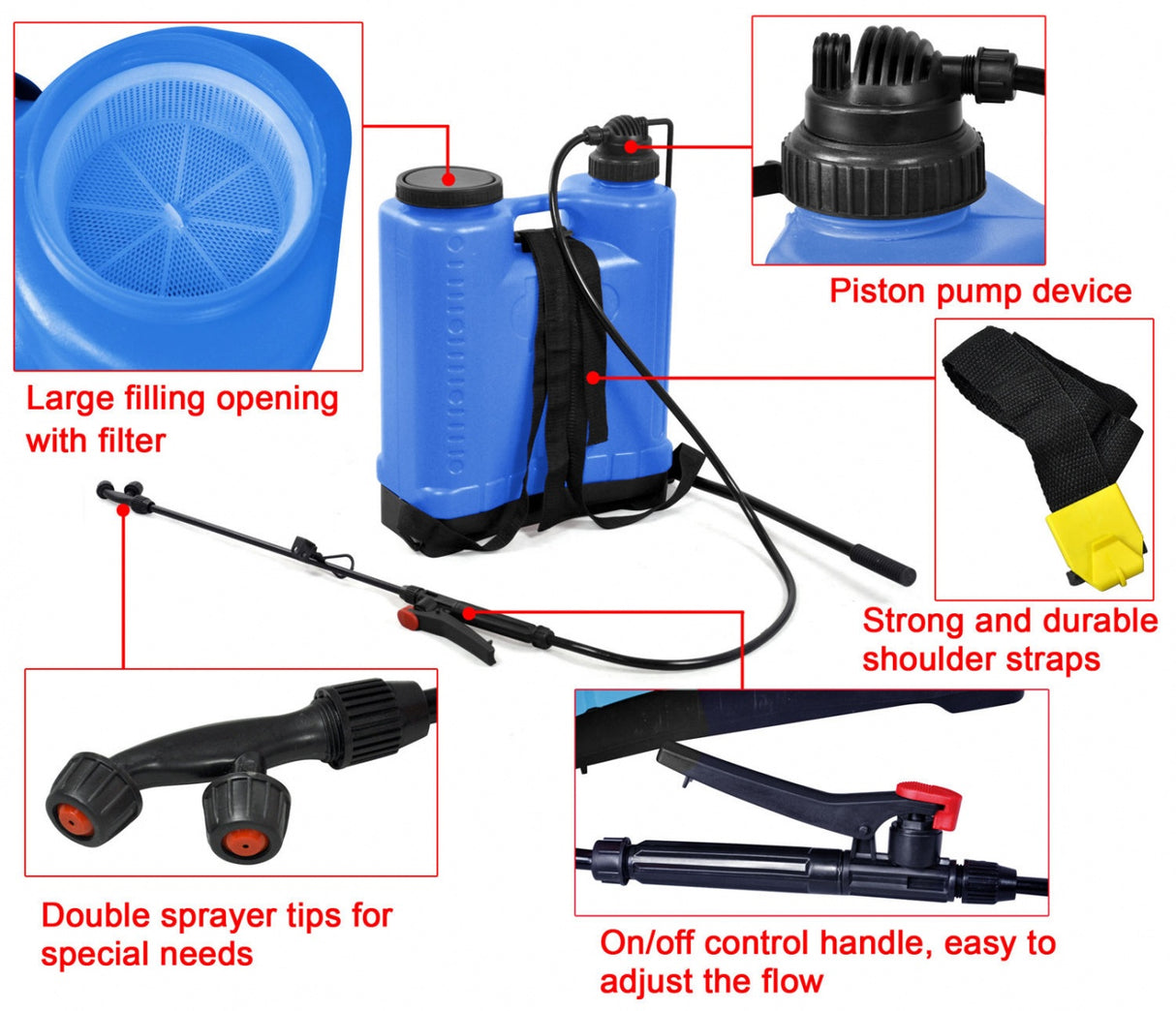Sodo purkštuvas pumpuojamas 16l (EW-0016)
