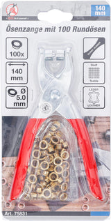 Kniedijimo replės | 100 apskritų kilpų | 5.0 mm (75831B)