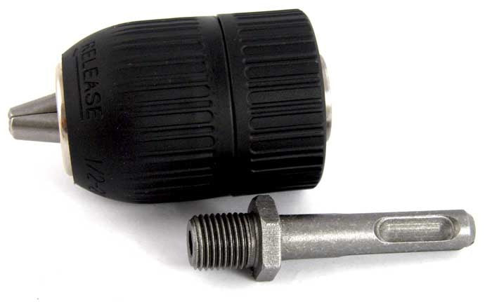 Grąžto griebtuvas be rakto, 2-13mm, 1/2"-20UNF ir SDS adapteriu (WA0213)