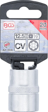 Galvutė šešiakampė | Super Lock | 12.5 mm (1/2") | 20 mm (2420)
