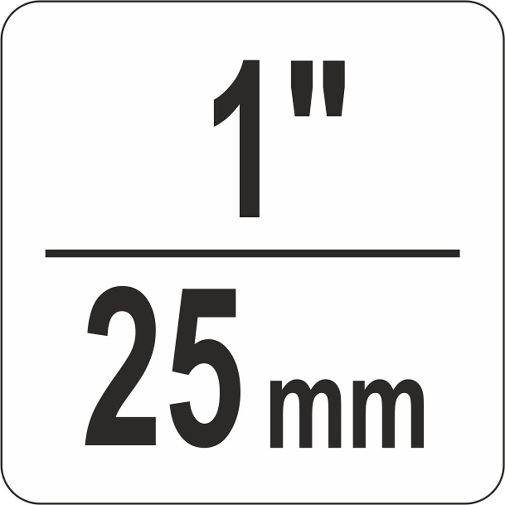 Spaustuvas su varžtu "C" tipo 1", 25 mm (YT-64250)