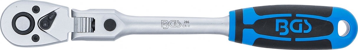 Трещотка для головок гибкая, фиксируемая | внешний квадрат 10 mm (3/8")