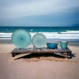 Indų komplektas SALSA | žalias | keramika | 4VNT. (SALSA-G)