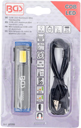 Mini rankinė lempa | aliuminis | COB-LED (85350)