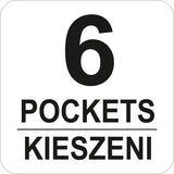 Įrankių prijuostė universali / darbinė 6 kišenės (YT-74060)