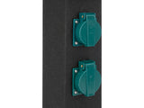 Outdoor socket in a metal box | IP44 | 4 X 230V (YT-81275)