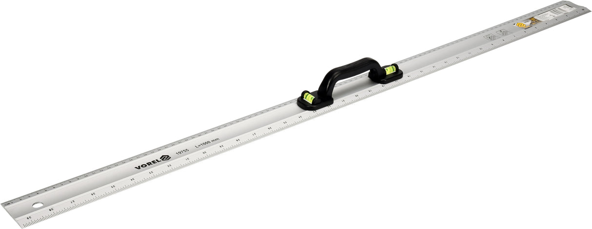 Алюминиевая линейка-уровень | 2 глазка | 1000 mm