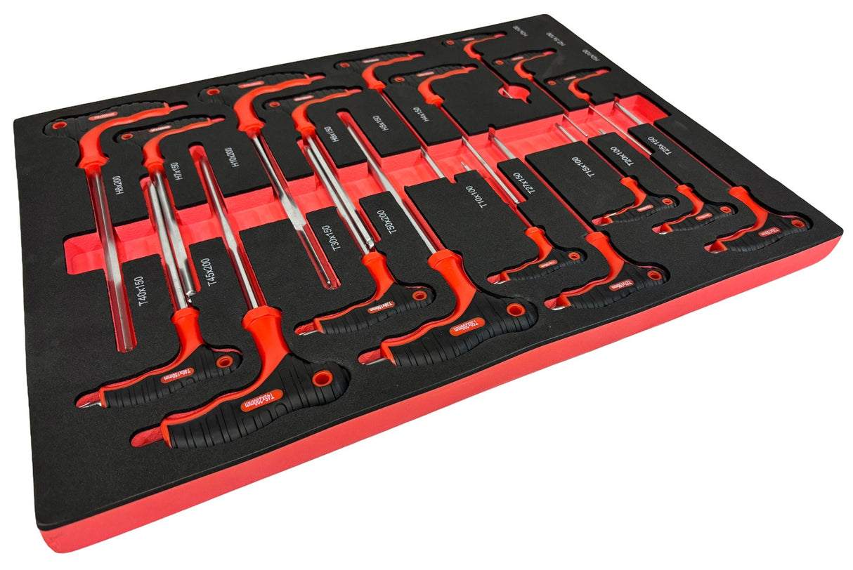 Įrankių spintelė ant ratukų | metalinis starviršis | su įrankiais | 7 stalčiai / 1 durelės | 322 įrankiai (H7002)