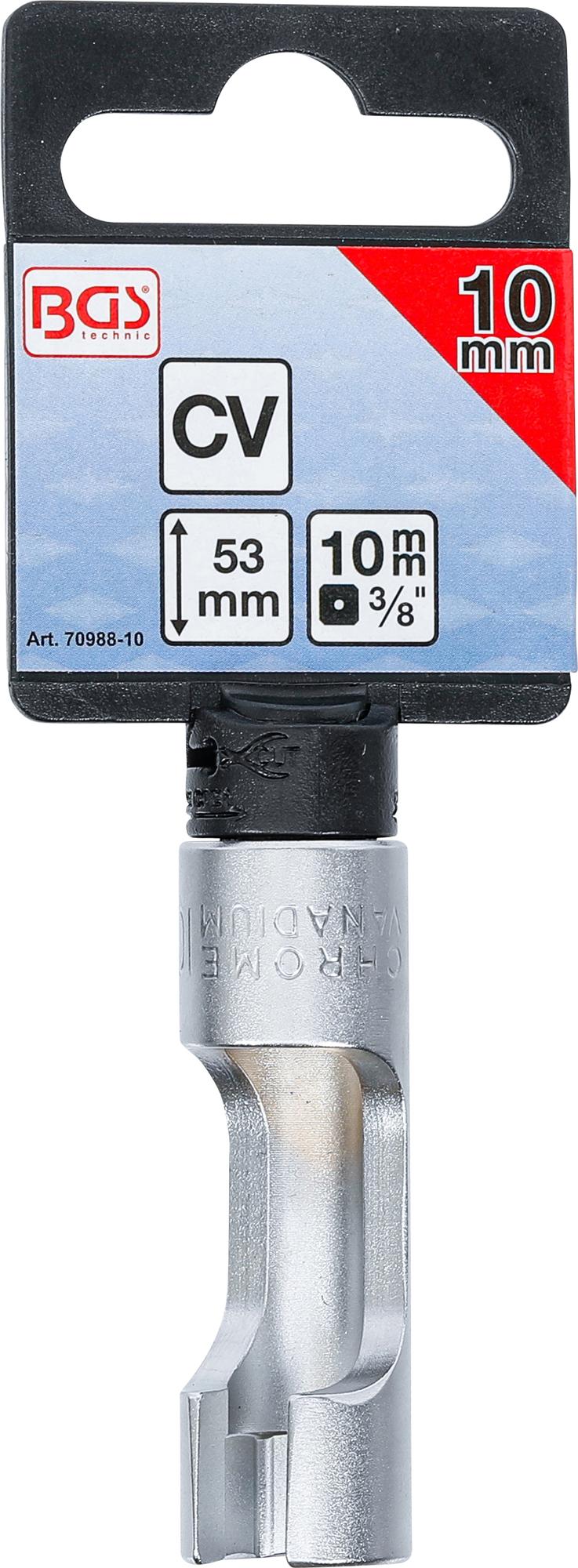 Speciali galvutė su įšpjova | 10 mm (3/8") | 10 mm (70988-10)