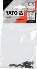 Pjūklo grandinės sujungimų rinkinys | 3/8" / 0,05" | 5 vnt. (YT-84977)