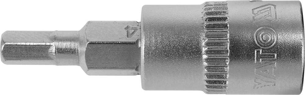 Бита впрессованная в головку | 6,3 mm (1/4") | шестигранник 4 mm