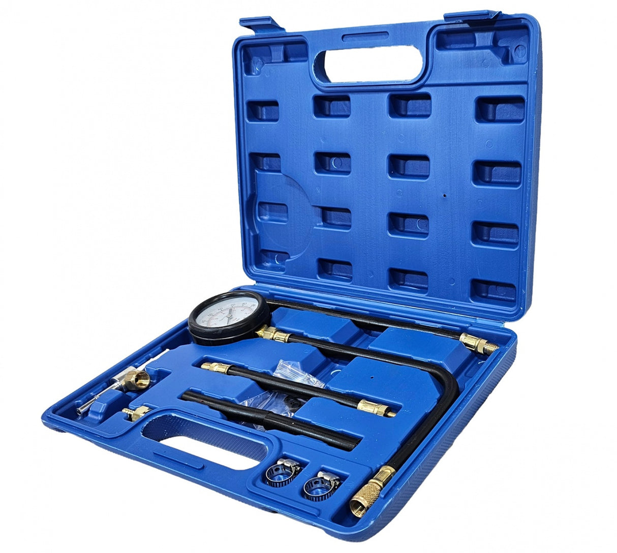 Kuro slėgio / spaudimo matuoklis | su adapteriais | variklio įpurškimo sistemoms (H31013)