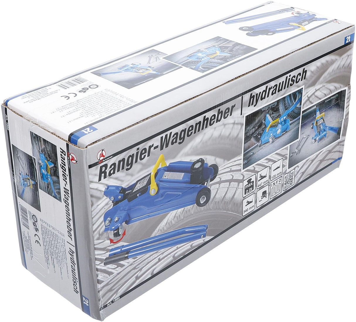 Hidraulinis keltuvas ant ratukų | 2000 kg (1880)