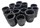 Ударная головка шестигранная | 20 mm (3/4") | 30 mm
