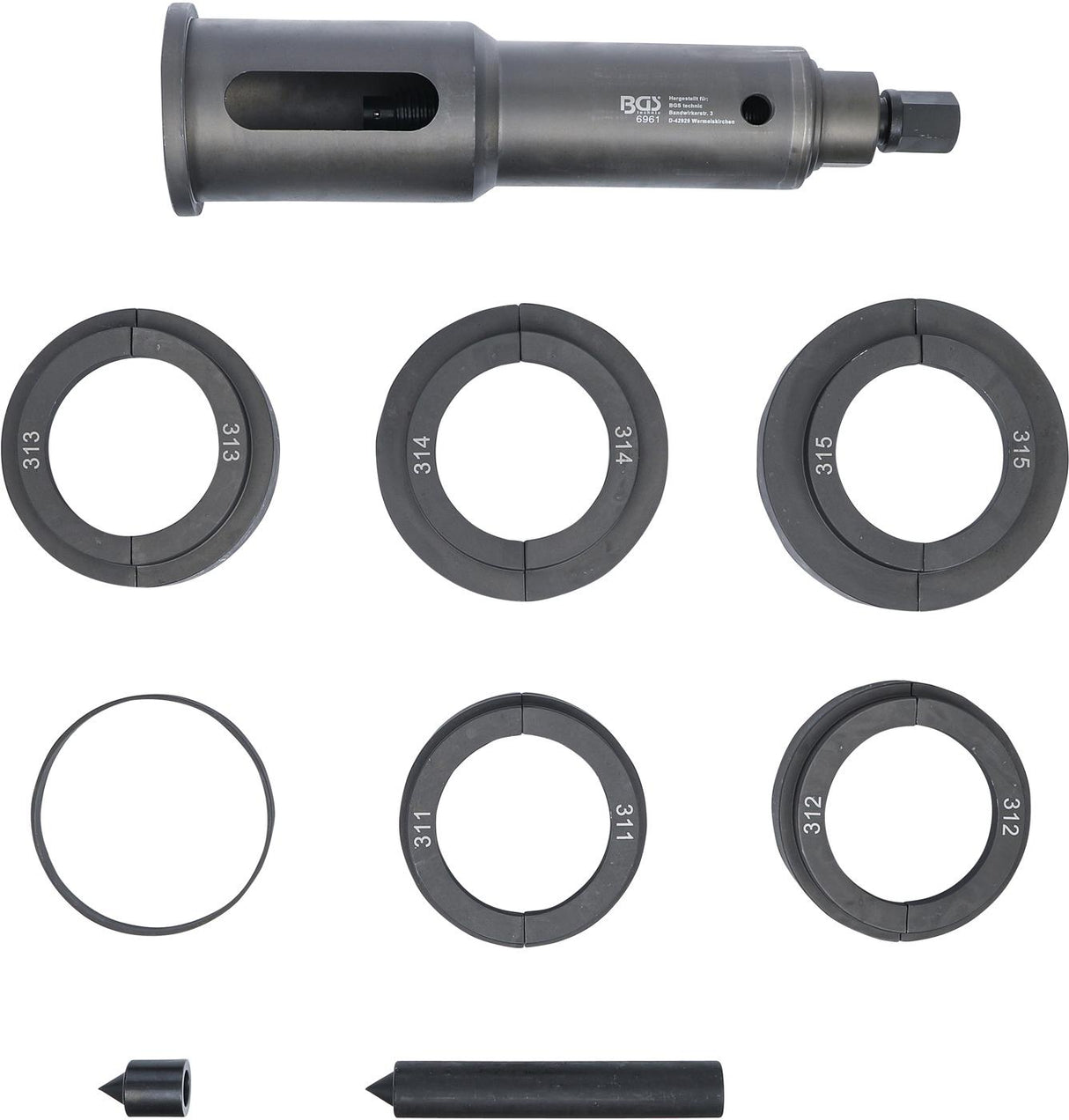 Transmisijos guolių nuėmėjų rinkinys | sunkvežimiams (6961)