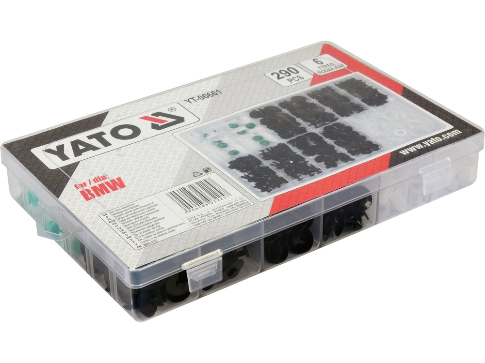 Automobilinis klipsų asortimentas BMW | 290 vnt. (YT-06661)