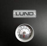 Lauko kepsninė / grilis | su dangčiu ir kaminu | 47X34 cm (99902)