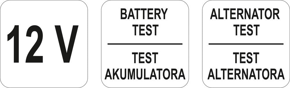 Testeris akumuliatoriui skaitmeninis (YT-83101)