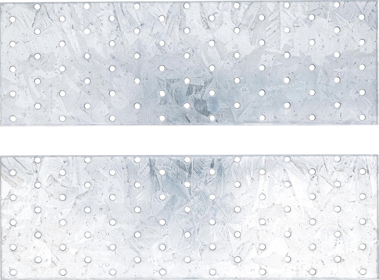 Plieninių plokštelių / jungčių rinkinys | 300 x 100 x 2 mm | 2 vnt. (80788)