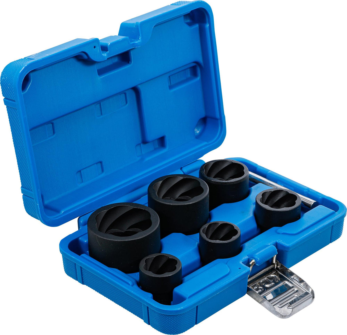 Specialus galvučių rinkinys / sraigtiniai ištraukikliai | 12,5 mm (1/2") + 20 mm (3/4") | 22 - 41 mm | 6 vnt. (5268)
