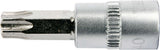 Antgalis įpresuotas į galvutę | 6.3 mm (1/4") | T-Star (Torx) T40 (YT-04307)