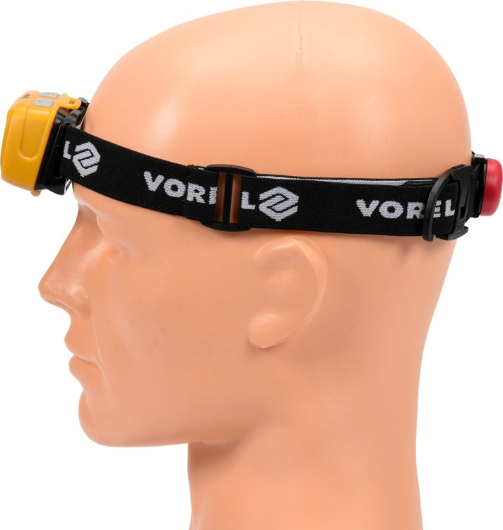 Prožektorius dedamas ant galvos XPE CREE 3W + COB LED 3W (88678)