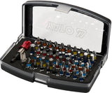 Akumuliatorinis bešepetėlinis gręžtuvas / suktukas | su rinkiniu 18V, 2 akum. | 126 vnt. (YT-44250)