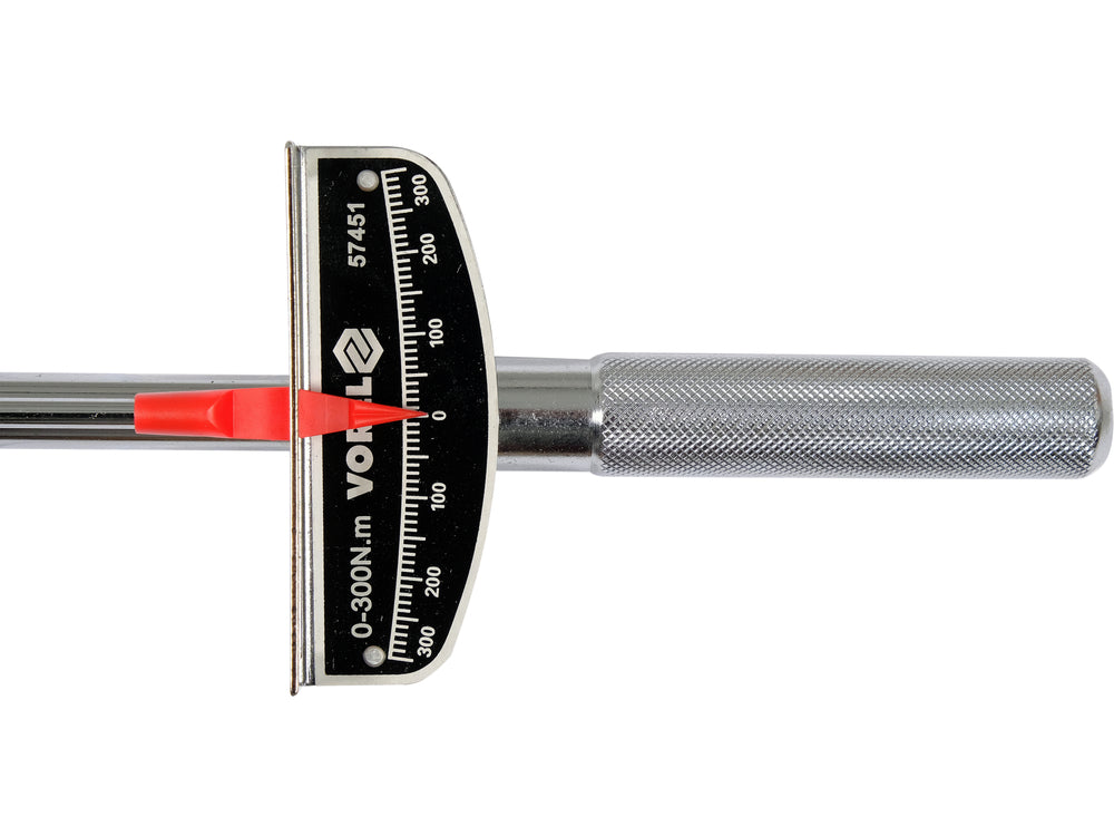 Dinamometrinis raktas | švytuoklinis | 1/2", 0-300 Nm (57451)