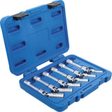 Šarnyrinių galvučių rinkinys kaitinimo žvakėms | šešiakampės | 10 mm (3/8") | 8 - 16 mm | 6 vnt. (2986)