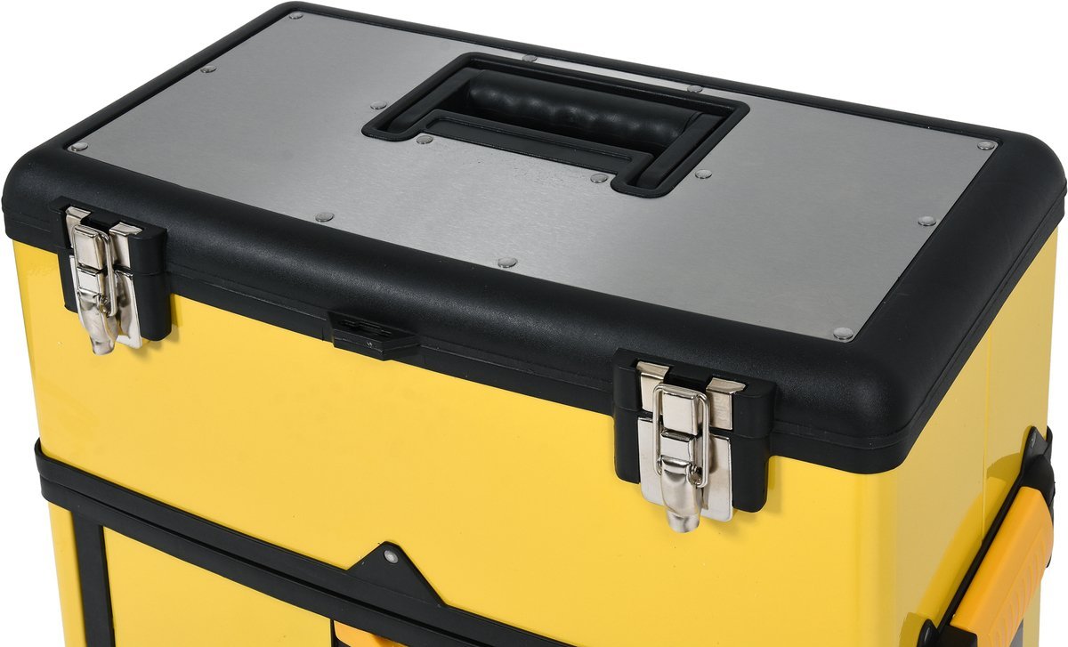 Dėžė įrankiams su ratukais | 3-jų dalių (78738)