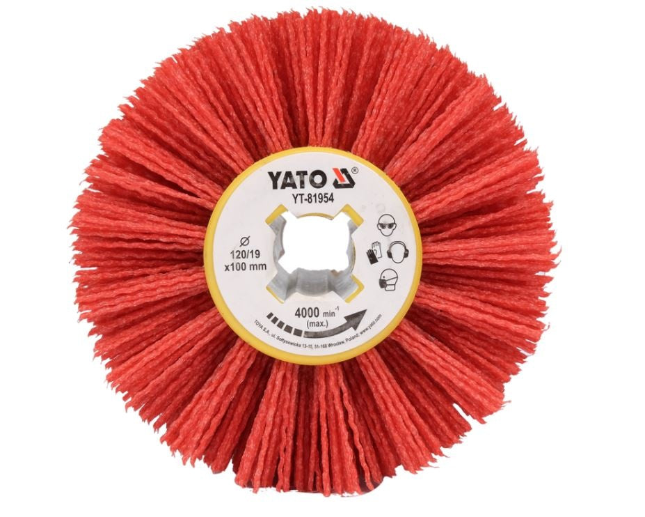 Šepetys šlifavimo mašinai YT-81953 | medis, kiti netaisyklingi paviršiai (YT-81954)