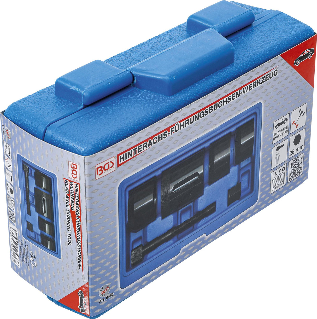 Galinės ašies sailetblokų presavimo komplektas | BMW 5 ir 7 serijos automobiliams (8486)