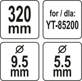 Peilis žoliapjovei | 320 mm (YT-85160)