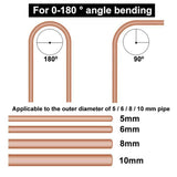 Vamzdelių lankstymo prietaisas 4-in-1 | 5 / 6 / 8 / 10 mm (CT-369FHA)