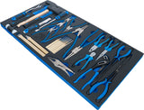 Įrankių dėklas XL: plaktukų, replių ir kaltų rinkinys | 28 vnt. (4793)