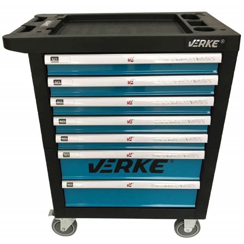 Įrankių spintelė ant ratukų | tuščia | 7 stalčiai (H7000)