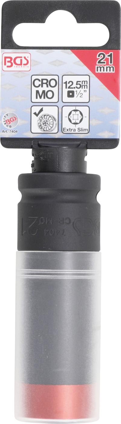 Ударная головка с защитой | особо тонкая | 12,5 mm (1/2") | 21 mm