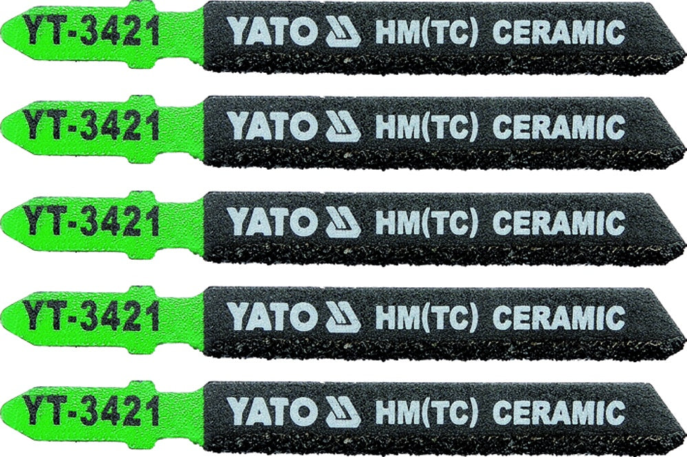 Полотна для лобзика | 5 шт., HM (TC) - GRIT, N/A TPI (GRIT 30) (для керамики)