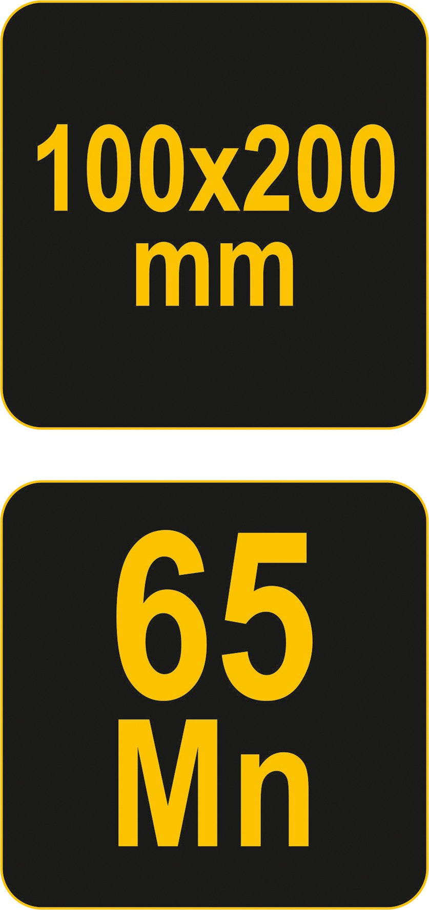 Geležtė betono gramdymui | L-200 X 100 mm (05770)