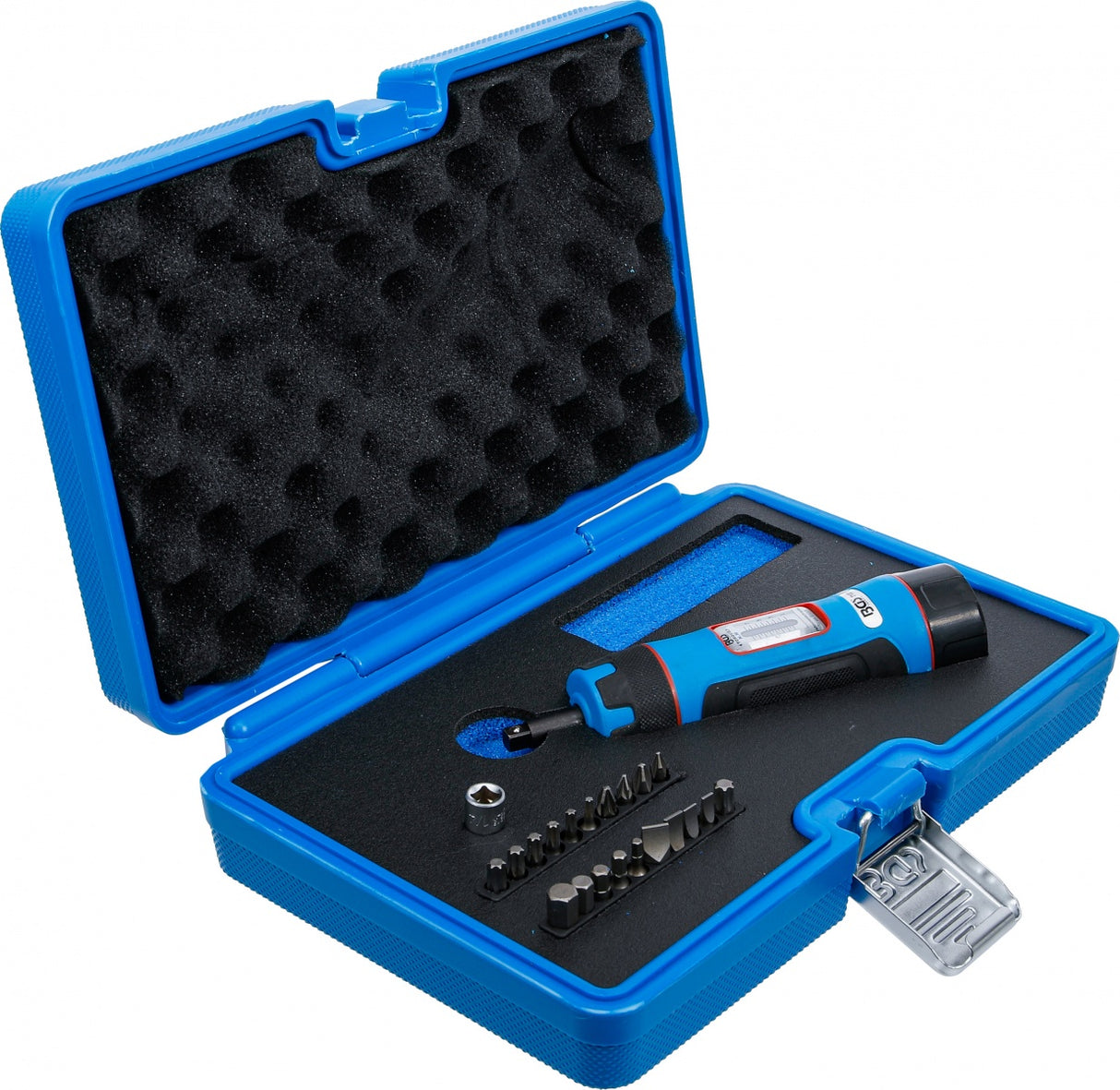 Torque wrench compact | with bits | 6.3 mm (1/4") | 1 - 8 Nm | 22 pcs (7123)