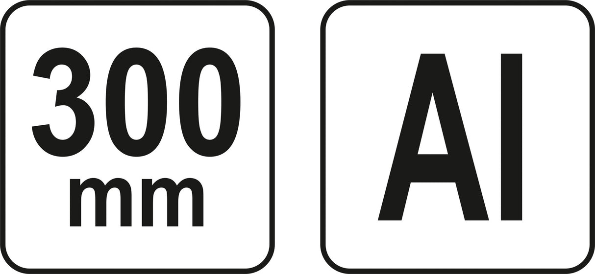 Staliaus kampainis su baze | 300 mm (YT-70787)