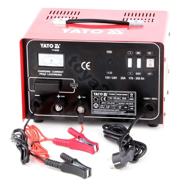 Pakrovėjas/paleidėjas | 12/24V, START / BOST 30A, 350 Ah (YT-8305)