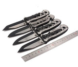 Lenktinis peilis | Juodos apdailos ašmenų kraštas | 20 cm (FK8A)